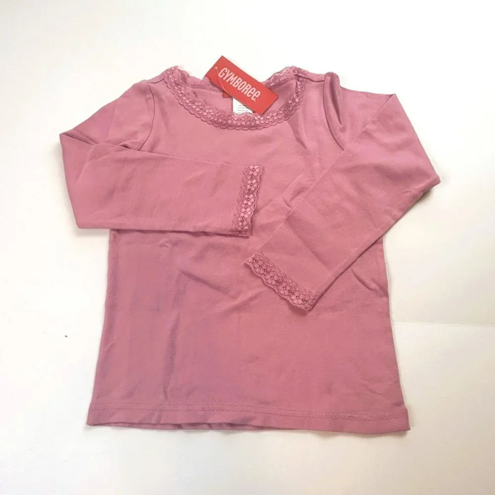 NWT Gymboree Girl Flower Print Knit Pant & Matching 5 Piece Set Size 9